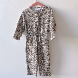 Zara Waffle Knit Floral Toddler Jumper